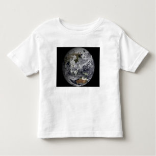 Camiseta De Bebé Simulación en la nube de la Tierra completa