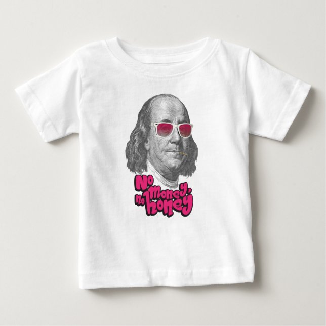 Camiseta De Bebé Sin dinero, sin miel (Anverso)