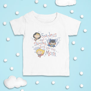 Camiseta De Bebé Sin Miedo Y Fuerte Como Mi Mamá