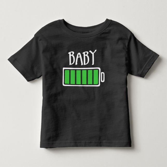 Camiseta De Bebé Sin Pilas – Bebé (Anverso)