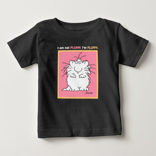 Camiseta De Bebé SIN PLUMP, FLUFFY Boynton (Anverso)