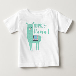 Camiseta De Bebé Sin prob-llama