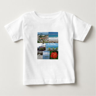 Camiseta De Bebé Sint Maarten-Saint Maarten Collage de fotos bebé