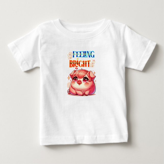 Camiseta De Bebé Sintiéndose Brillante (Anverso)