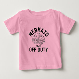 Camiseta De Bebé sirena de servicio