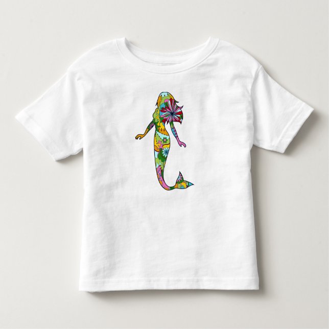 Camiseta De Bebé Sirena para niños (Anverso)
