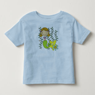 Camiseta De Bebé Sirenita haitiana marrón