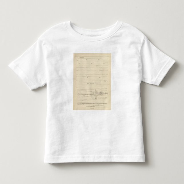Camiseta De Bebé Sismogramas 4 de California (Anverso)