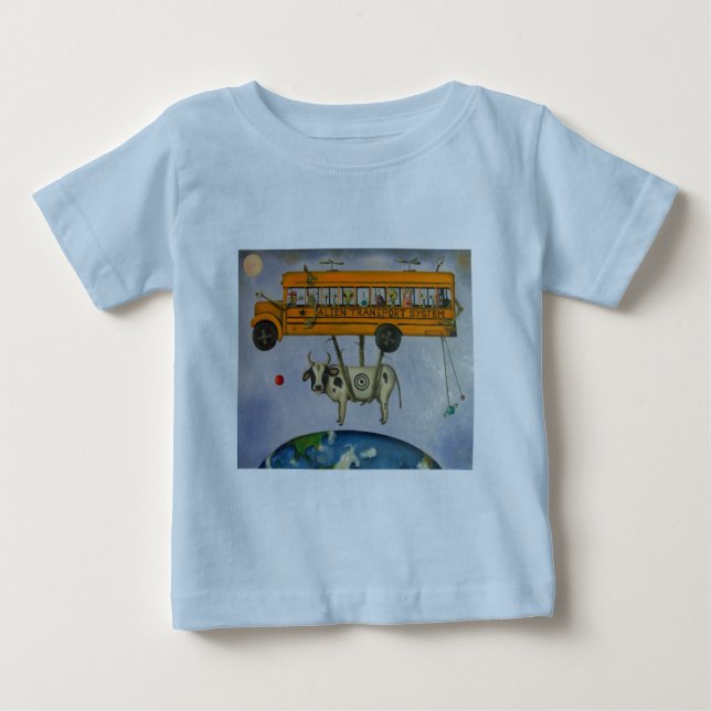 Camiseta De Bebé Sistema de transporte extranjero (Anverso)