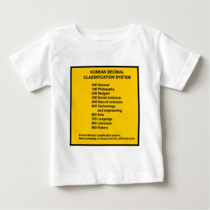 Camiseta De Bebé Sistema decimal coreano