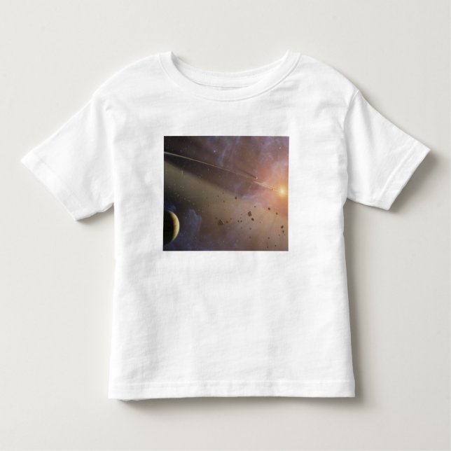 Camiseta De Bebé Sistema planetario Epsilon Eridani (Anverso)