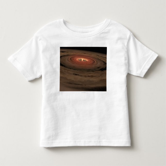 Camiseta De Bebé Sistema Solar del concepto del artista mini en la (Anverso)