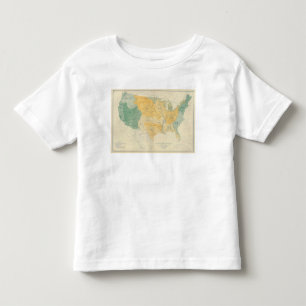 Camiseta De Bebé Sistemas fluviales en los E.E.U.U.