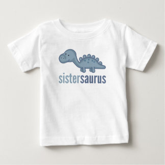 Camiseta De Bebé Sistersaurus Dinosaur Sister Matching TShirt
