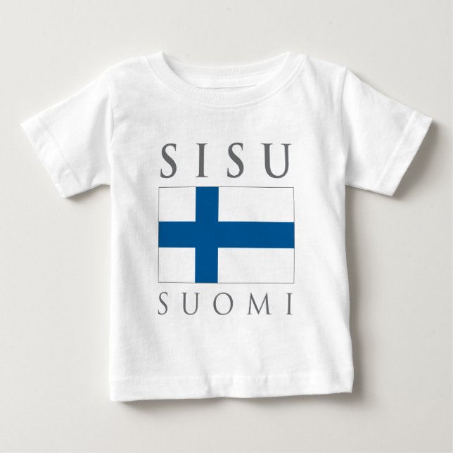 Camiseta De Bebé Sisu Suomi (Anverso)