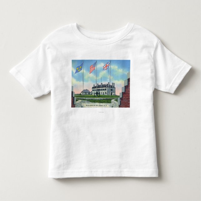 Camiseta De Bebé Sitio del oficial al mando en castillo francés (Anverso)