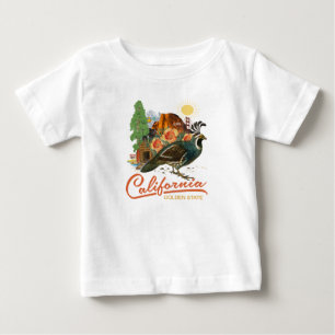 Camiseta De Bebé Sitios de las señales históricas del Golden Stat