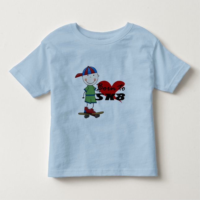 Camiseta De Bebé SKATEBOARDING - Niño en la gorra de béisbol (Anverso)