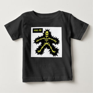 CAMISETA DE BEBÉ SKELETON, DIVERSIÓN DE LA CAMISETA, ME ABRAZÓ PARA