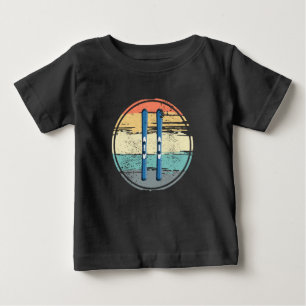 Camiseta De Bebé Ski Boards Vintage