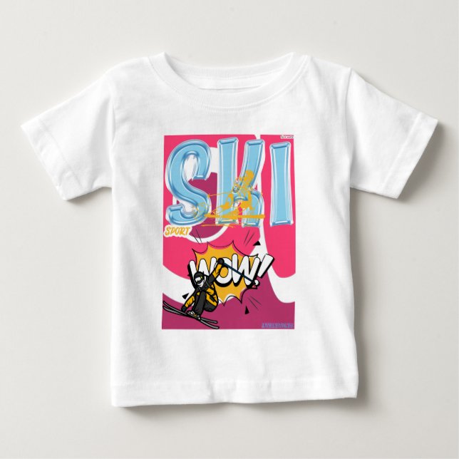 Camiseta De Bebé Ski Sport International (Anverso)