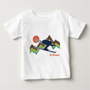 Camiseta De Bebé Ski Vermont
