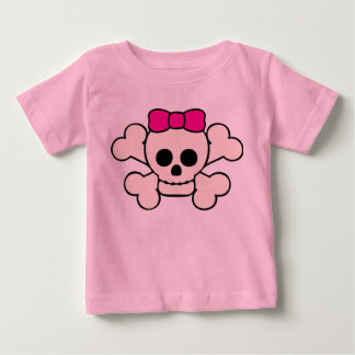 Camiseta De Bebé Skull and Crossbones Long Sleeve