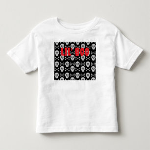 Camiseta De Bebé Skull y Crossbone
