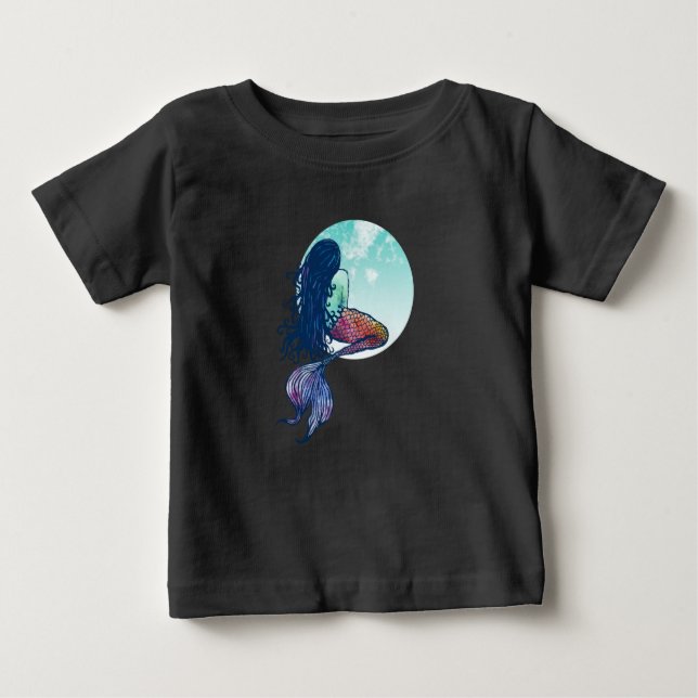 Camiseta De Bebé sky mermaid (Anverso)