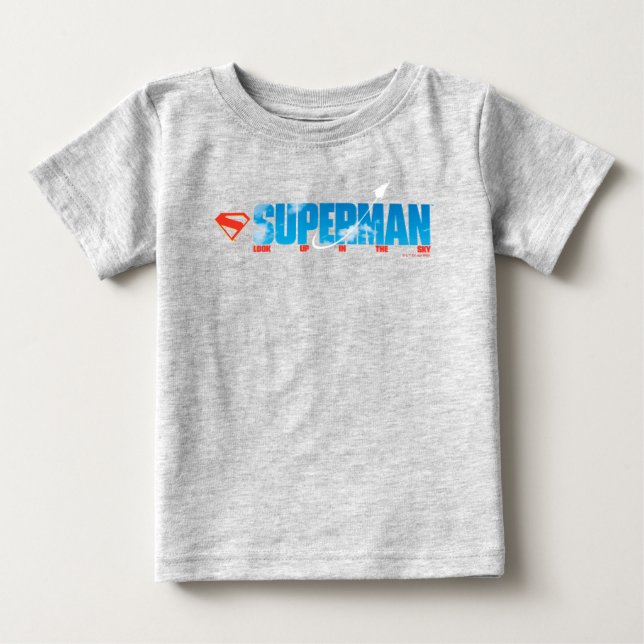 Camiseta De Bebé Skybound Superman Silhouette (Anverso)