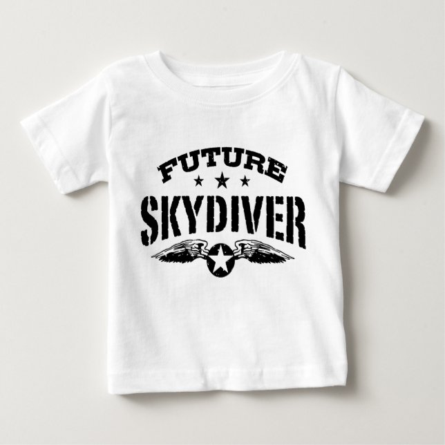 Camiseta De Bebé Skydiver futuro (Anverso)