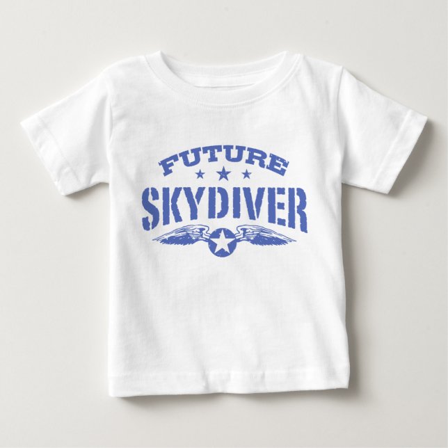 Camiseta De Bebé Skydiver futuro (Anverso)