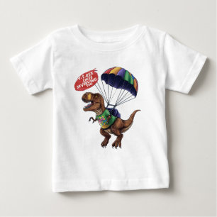 Camiseta De Bebé Skydiving T-Rex