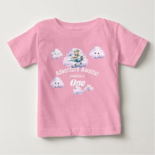 Camiseta De Bebé Skyward Soiree: Teddy Bear Adventure T-Shirt