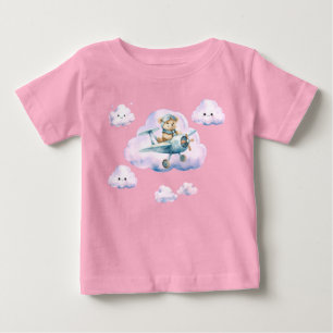 Camiseta De Bebé Skyward Soiree: Teddy Bear Adventure T-Shirt