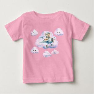 Camiseta De Bebé Skyward Soiree: Teddy Bear Adventure T-Shirt