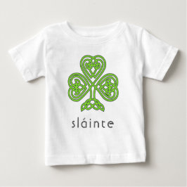 Camiseta De Bebé Slainte Celtic Shamrock Green St.