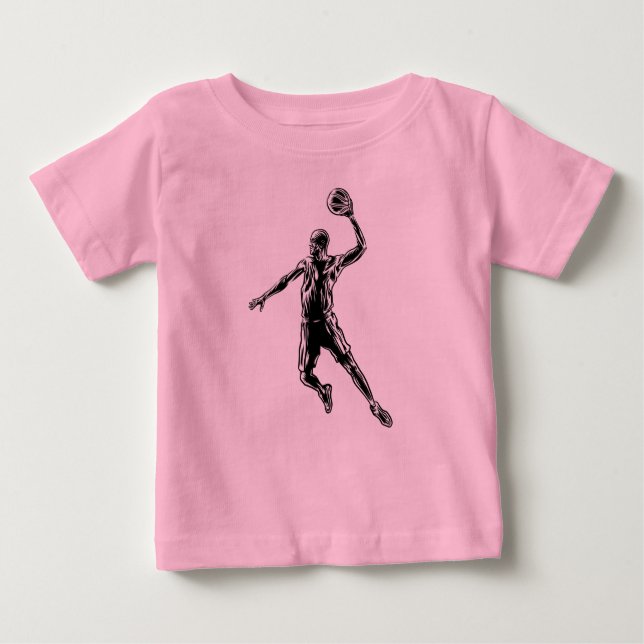 Camiseta De Bebé Slam Dunk Dark Design (Anverso)