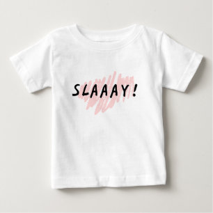 Camiseta de bebé “SLAY” Corazón Bac
