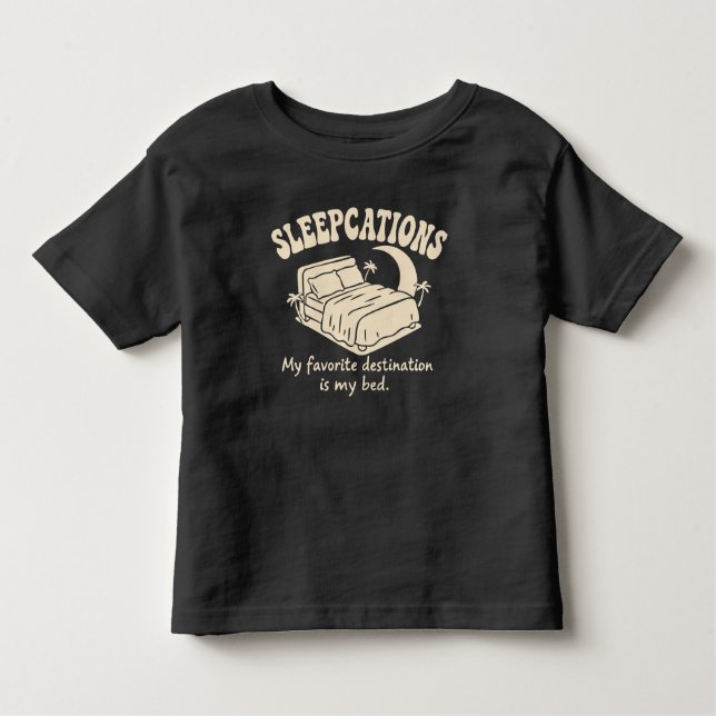 Camiseta De Bebé Sleepcations (Anverso)