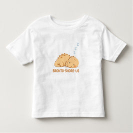 Camiseta De Bebé Sleeping Dinosaur – Cozy Dino Café Illustration