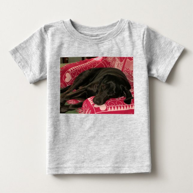 Camiseta De Bebé Sleepy Dog Organic Infant Creeper (Anverso)
