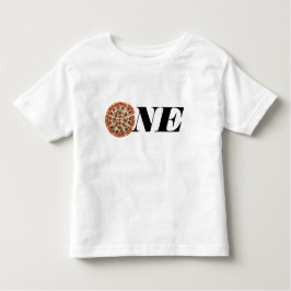 Camiseta De Bebé Slice of Fun 1st Birthday, One Pizza T-Shirt
