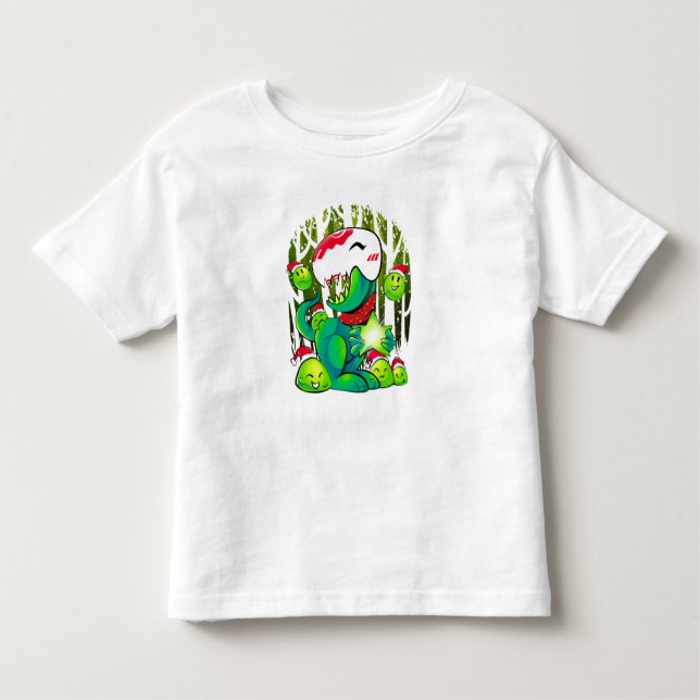 CAMISETA DE BEBÉ SLIME Y DINO (Anverso)