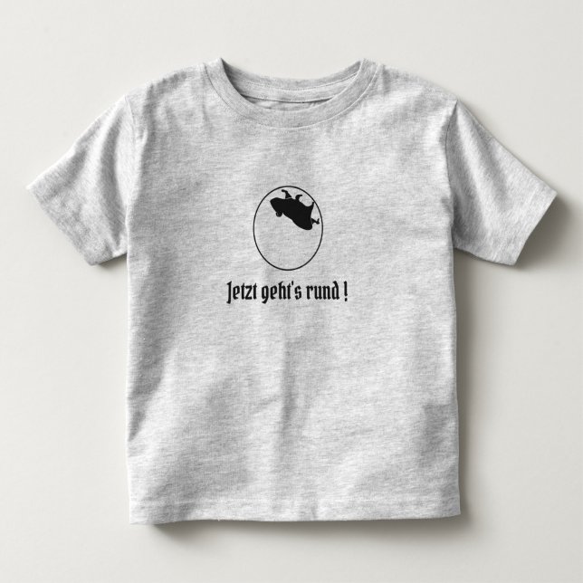 Camiseta De Bebé Slogan Jetzt geht's rund (Anverso)