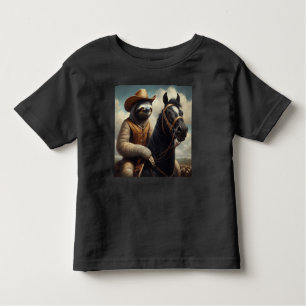 Camiseta De Bebé Sloth Cowboy