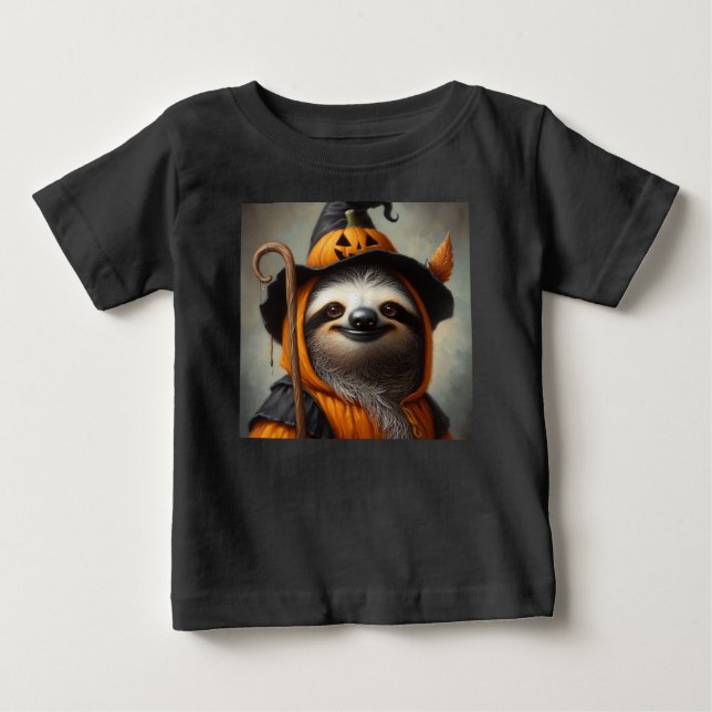 Camiseta De Bebé Sloth Halloween (Anverso)