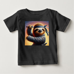 Camiseta De Bebé Sloth Ninja
