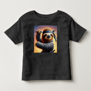 Camiseta De Bebé Sloth Ninja
