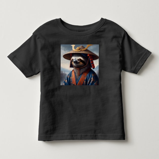 Camiseta De Bebé Sloth Samurai (Anverso)